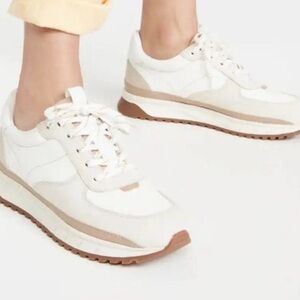 madewell kickoff trainer sneakers size 8